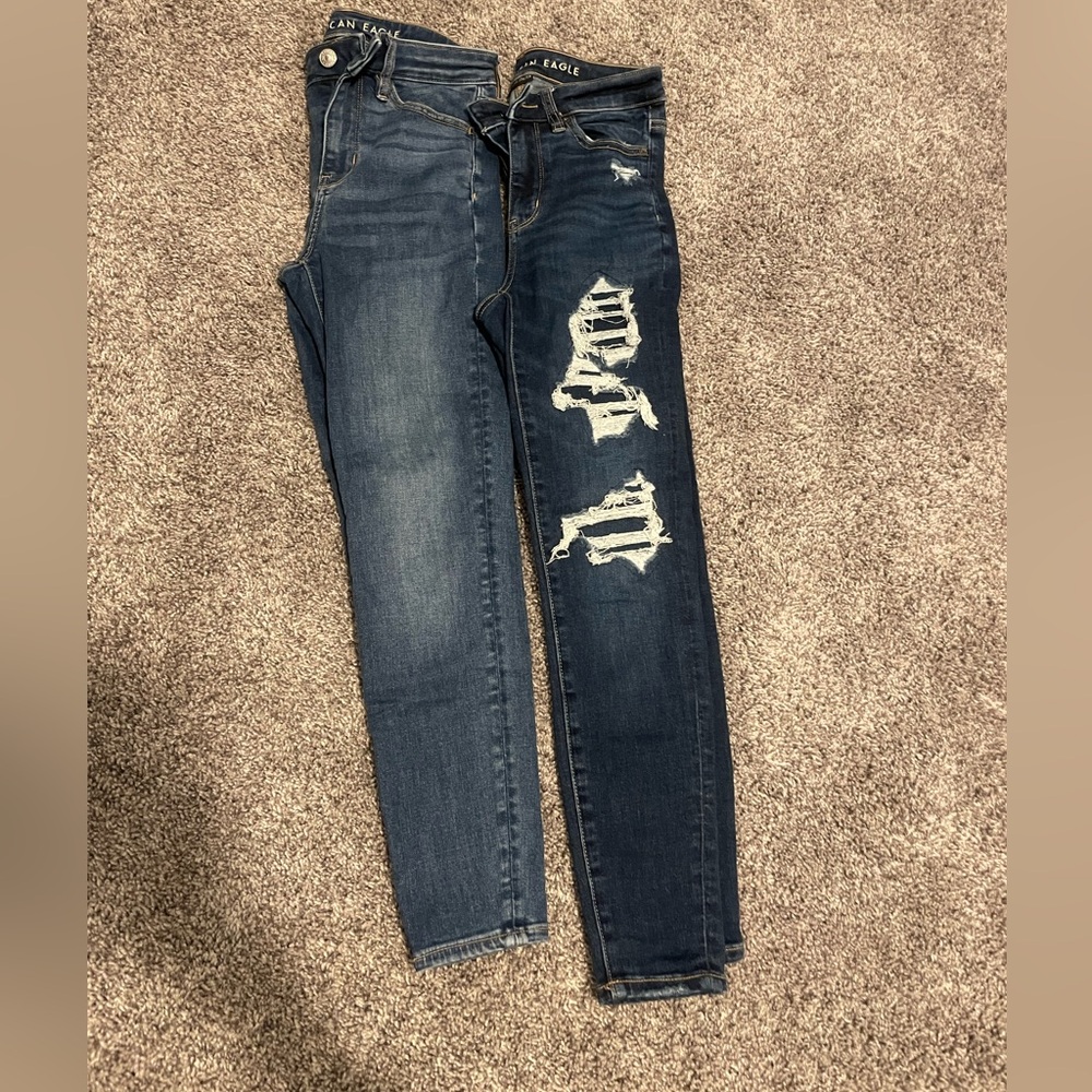 American Eagle EA 2 x short high rise jeggings